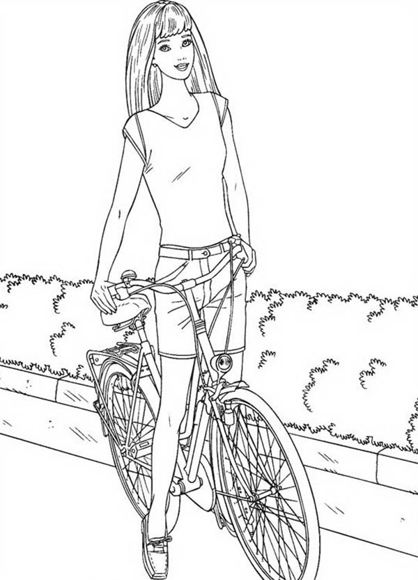 Раскраска: Велосипед / Велосипед (транспорт) #137165 - Бесплатные раскраски для печати