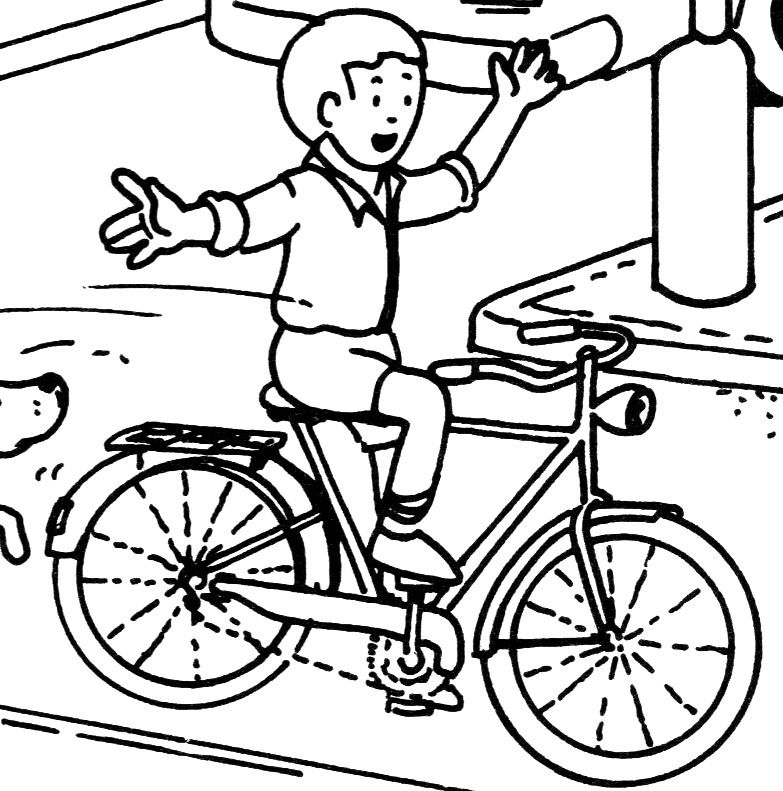 Раскраска: Велосипед / Велосипед (транспорт) #137184 - Бесплатные раскраски для печати