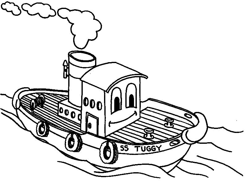 Раскраска: Лодка / Корабль (транспорт) #137446 - Бесплатные раскраски для печати