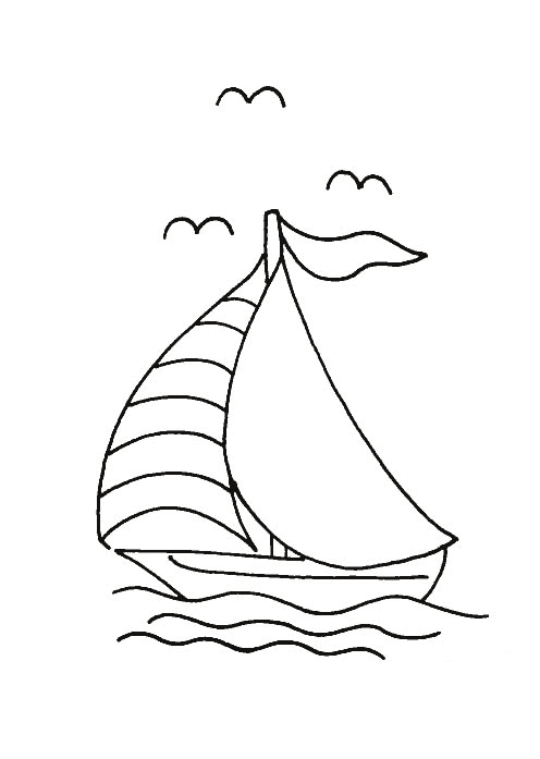 Раскраска: Лодка / Корабль (транспорт) #137448 - Бесплатные раскраски для печати