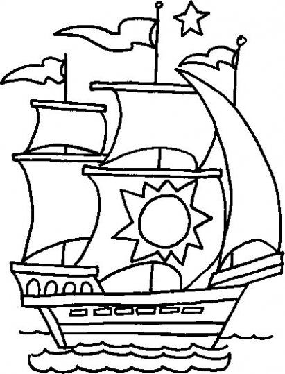 Раскраска: Лодка / Корабль (транспорт) #137460 - Бесплатные раскраски для печати