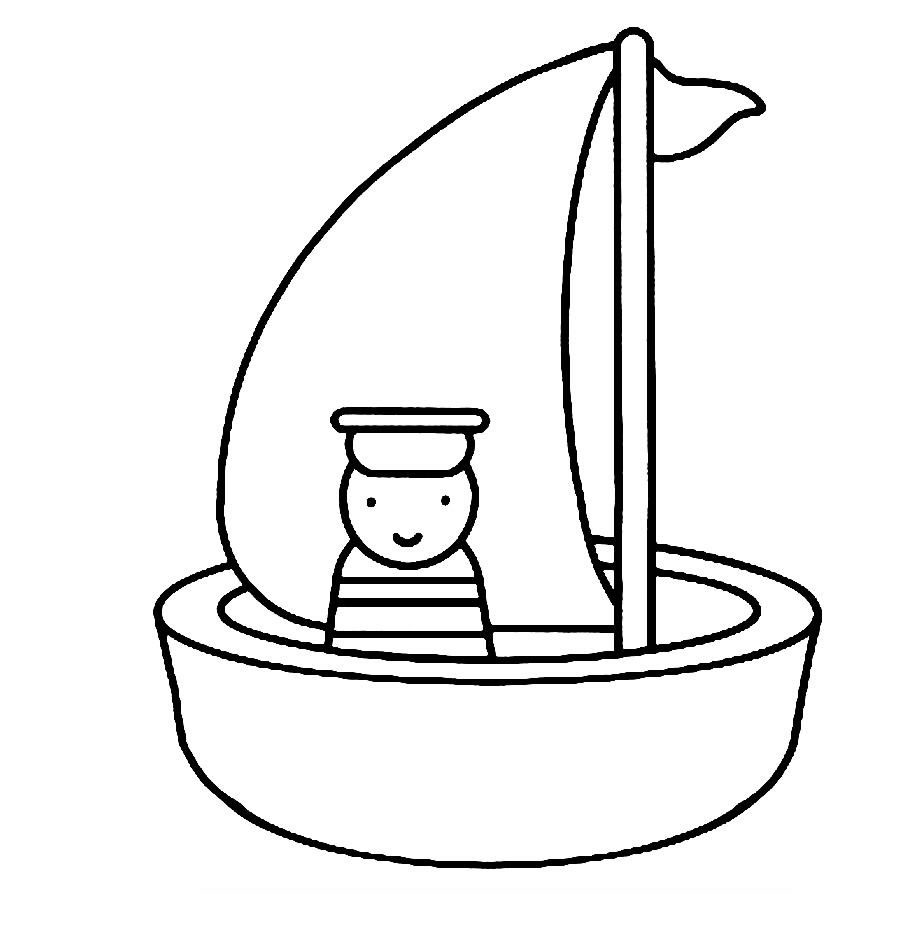 Раскраска: Лодка / Корабль (транспорт) #137466 - Бесплатные раскраски для печати