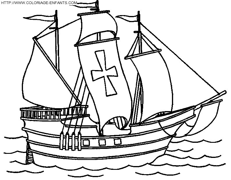 Раскраска: Лодка / Корабль (транспорт) #137476 - Бесплатные раскраски для печати