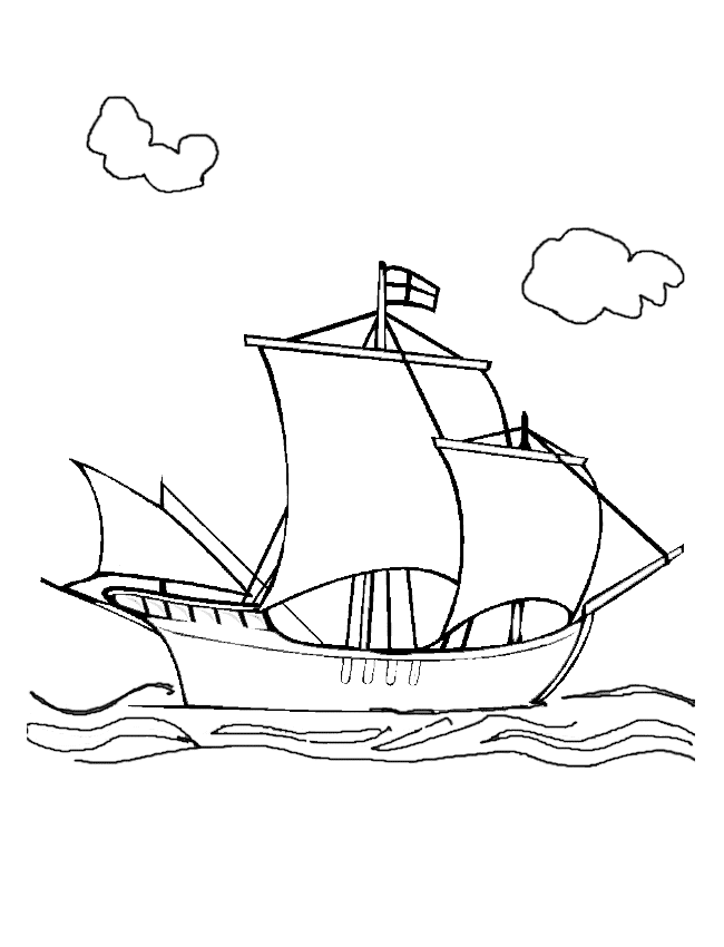 Раскраска: Лодка / Корабль (транспорт) #137496 - Бесплатные раскраски для печати