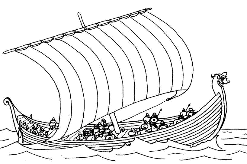 Раскраска: Лодка / Корабль (транспорт) #137506 - Бесплатные раскраски для печати
