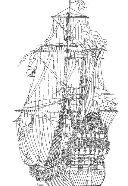 Раскраска: Лодка / Корабль (транспорт) #137511 - Бесплатные раскраски для печати