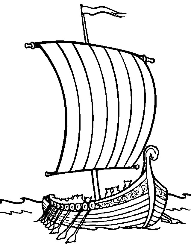 Раскраска: Лодка / Корабль (транспорт) #137520 - Бесплатные раскраски для печати