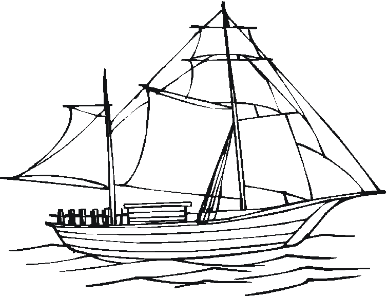 Раскраска: Лодка / Корабль (транспорт) #137528 - Бесплатные раскраски для печати