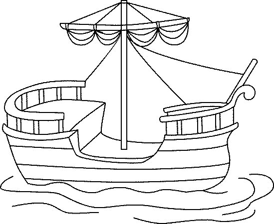 Раскраска: Лодка / Корабль (транспорт) #137541 - Бесплатные раскраски для печати