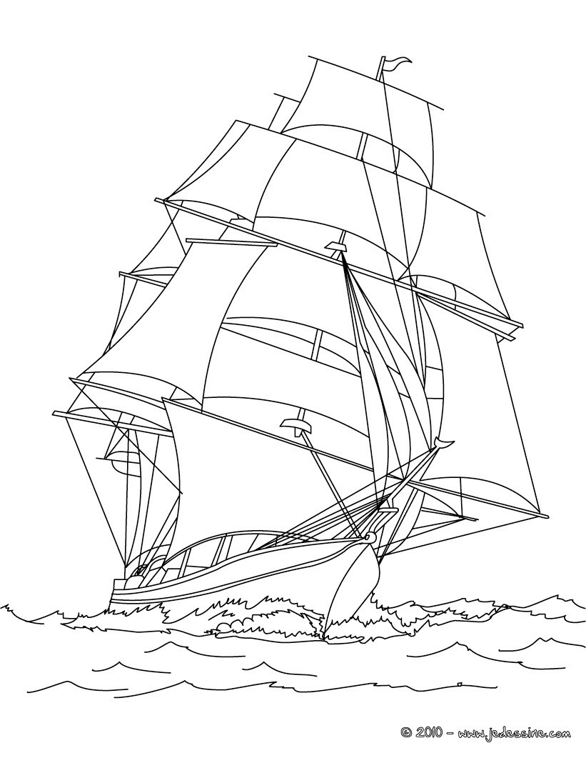 Раскраска: Лодка / Корабль (транспорт) #137575 - Бесплатные раскраски для печати