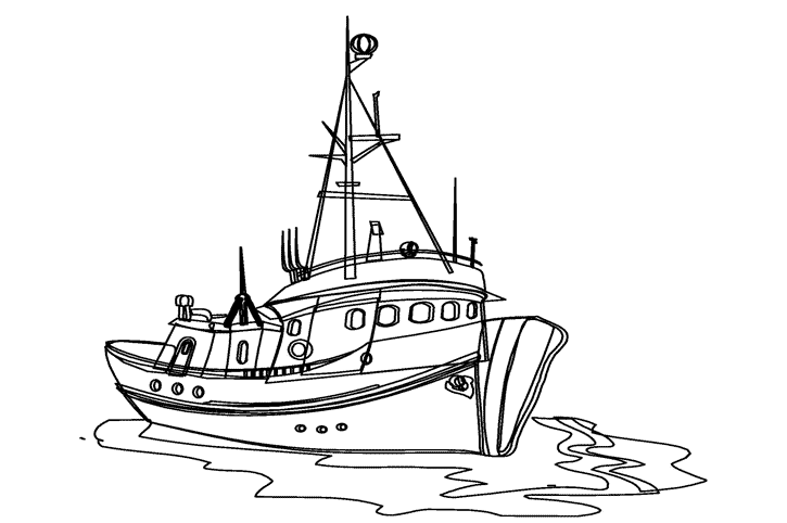 Раскраска: Лодка / Корабль (транспорт) #137605 - Бесплатные раскраски для печати