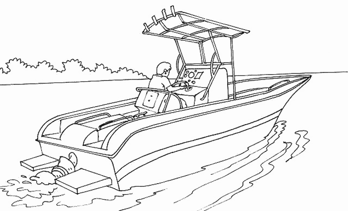 Раскраска: Лодка / Корабль (транспорт) #137608 - Бесплатные раскраски для печати