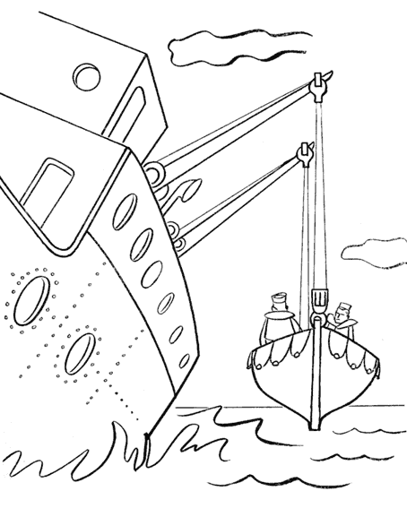 Раскраска: Лодка / Корабль (транспорт) #137651 - Бесплатные раскраски для печати