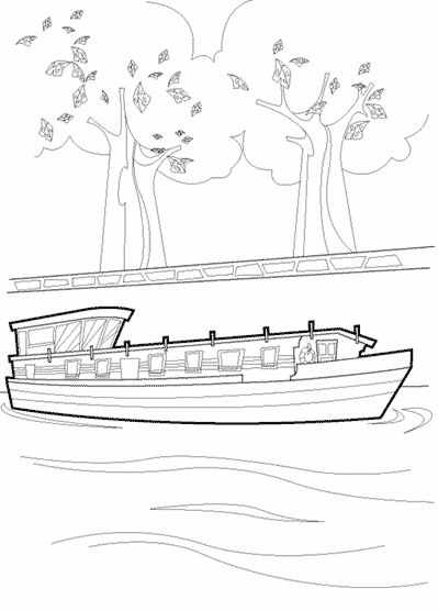 Раскраска: Лодка / Корабль (транспорт) #137652 - Бесплатные раскраски для печати