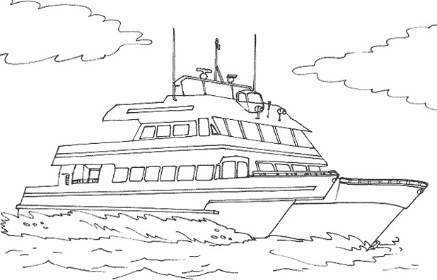 Раскраска: Лодка / Корабль (транспорт) #137673 - Бесплатные раскраски для печати