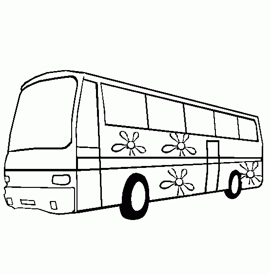 Раскраска: Автобус / Тренер (транспорт) #135282 - Бесплатные раскраски для печати