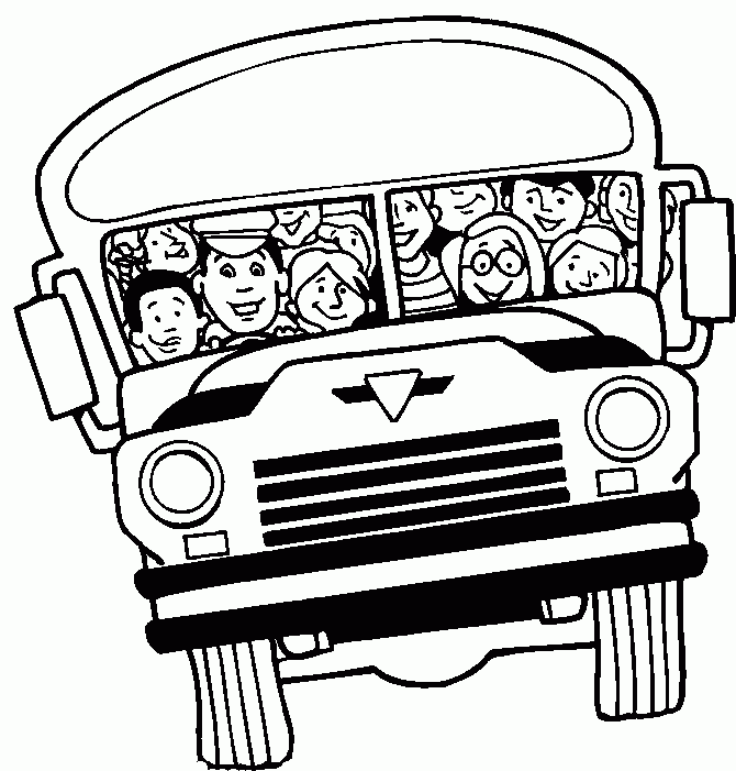 Раскраска: Автобус / Тренер (транспорт) #135287 - Бесплатные раскраски для печати