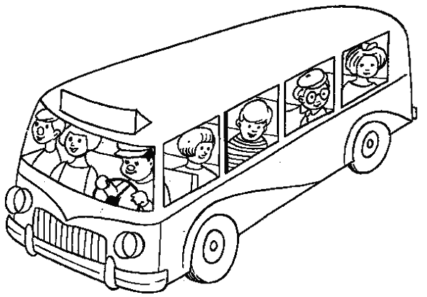 Раскраска: Автобус / Тренер (транспорт) #135305 - Бесплатные раскраски для печати