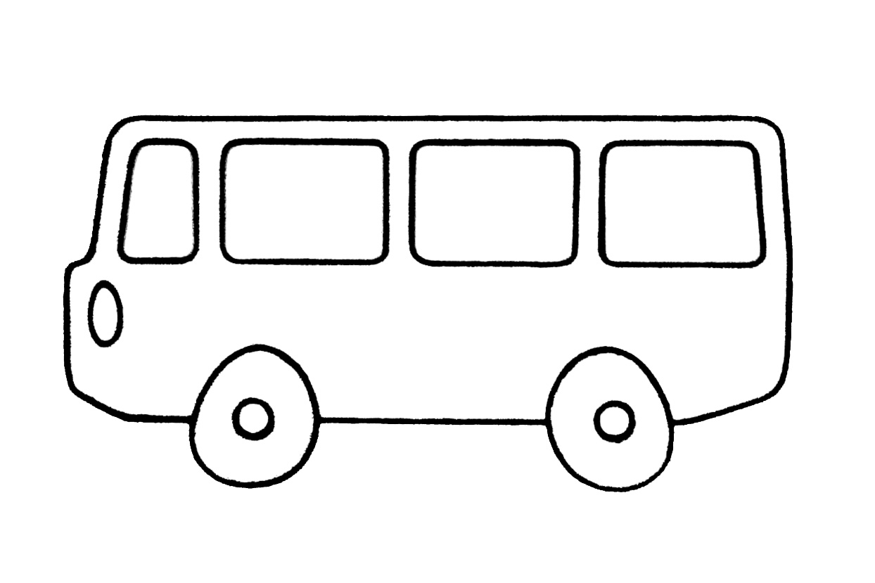 Раскраска: Автобус / Тренер (транспорт) #135322 - Бесплатные раскраски для печати