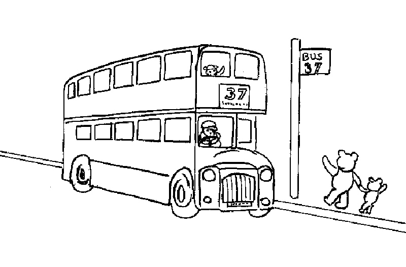 Раскраска: Автобус / Тренер (транспорт) #135350 - Бесплатные раскраски для печати