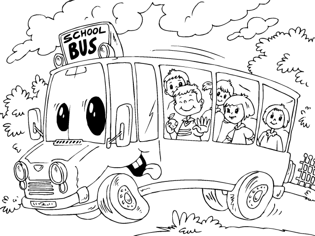 Раскраска: Автобус / Тренер (транспорт) #135372 - Бесплатные раскраски для печати