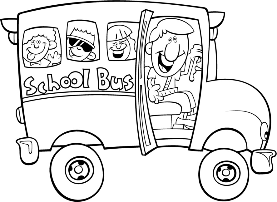 Раскраска: Автобус / Тренер (транспорт) #135379 - Бесплатные раскраски для печати