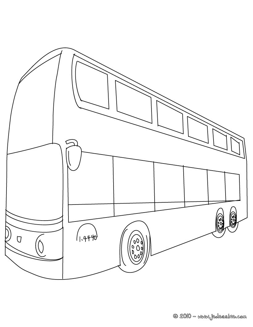 Раскраска: Автобус / Тренер (транспорт) #135441 - Бесплатные раскраски для печати