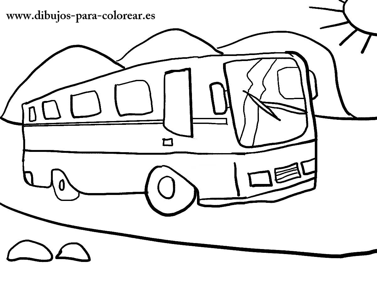 Раскраска: Автобус / Тренер (транспорт) #135500 - Бесплатные раскраски для печати