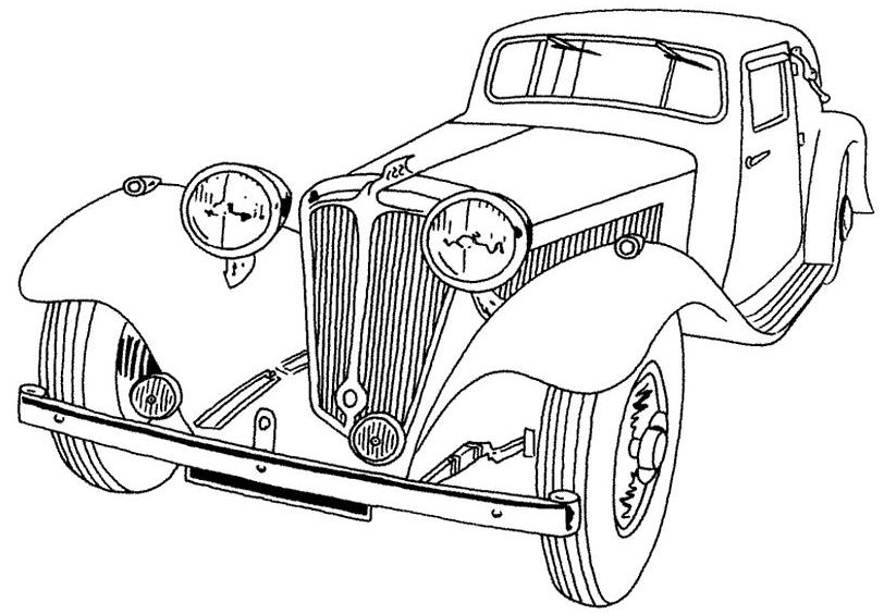 Раскраска: Автомобиль / Автомобиль (транспорт) #146463 - Бесплатные раскраски для печати