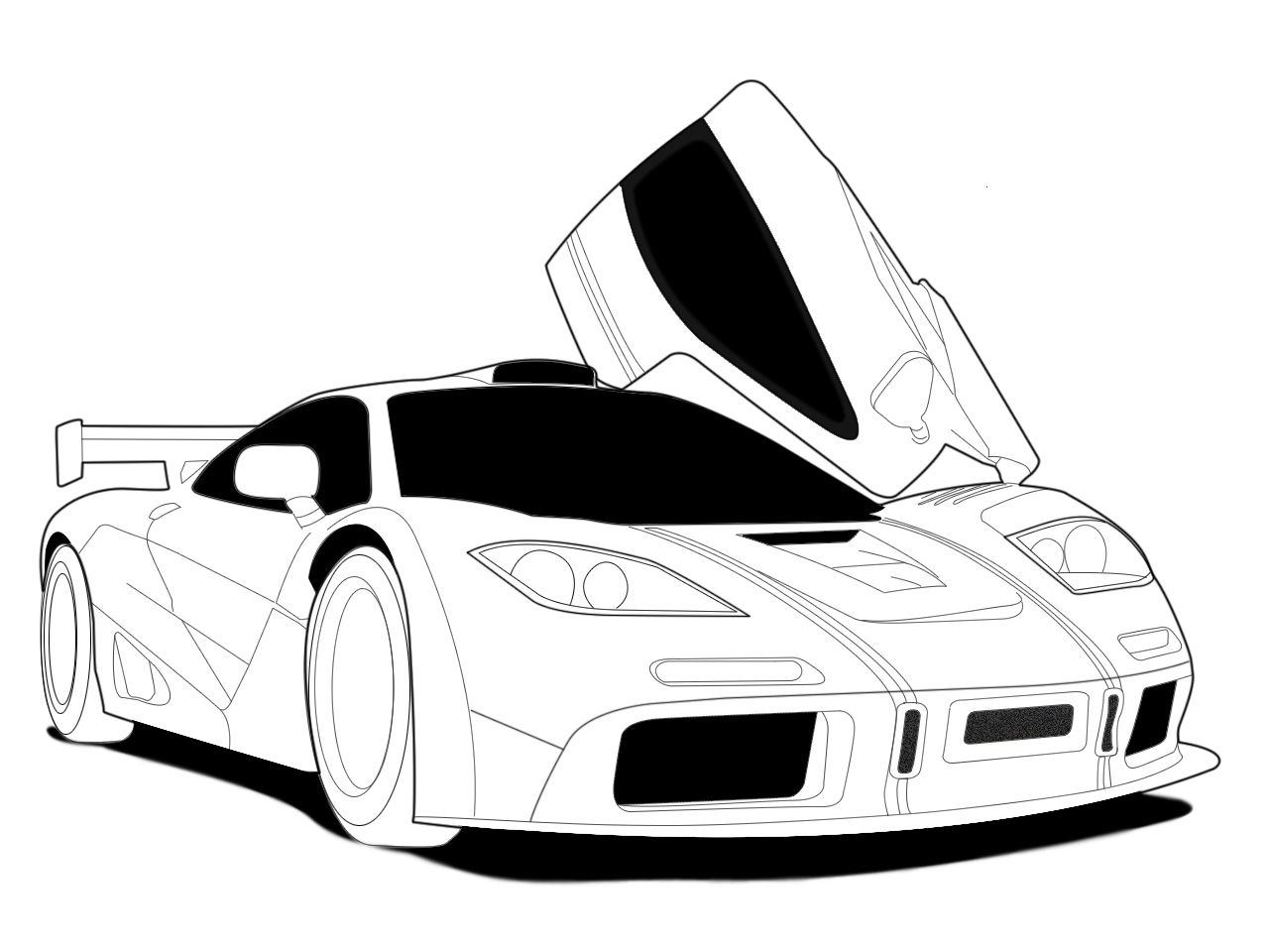 Рисование автомобиля