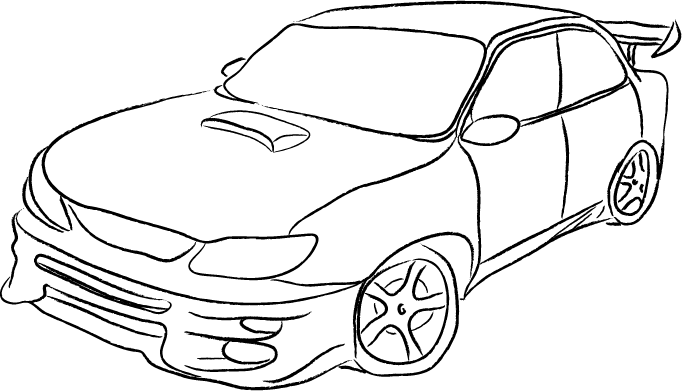Раскраска: Автомобиль / Автомобиль (транспорт) #146511 - Бесплатные раскраски для печати