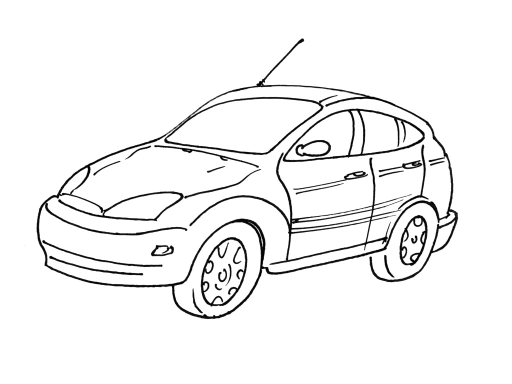 Раскраска: Автомобиль / Автомобиль (транспорт) #146515 - Бесплатные раскраски для печати