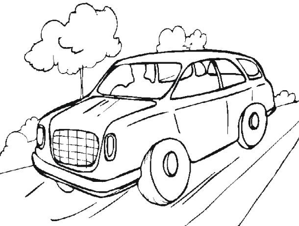 Раскраска: Автомобиль / Автомобиль (транспорт) #146563 - Бесплатные раскраски для печати