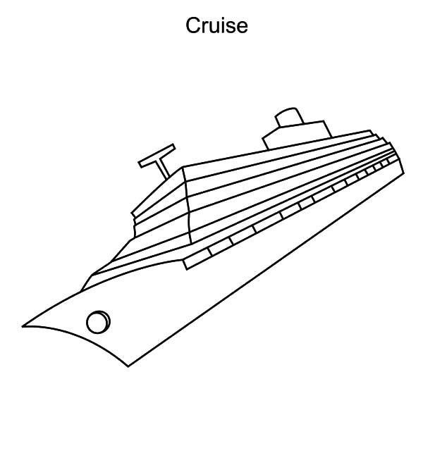 Раскраска: Пассажирское судно / Круизный лайнер (транспорт) #140893 - Бесплатные раскраски для печати
