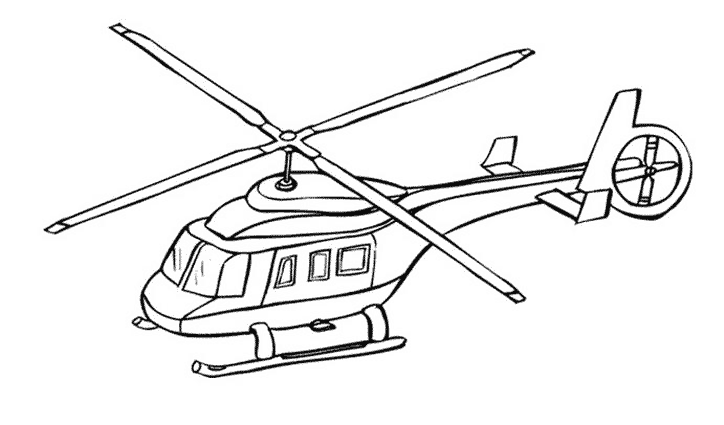Раскраска: вертолет (транспорт) #136030 - Бесплатные раскраски для печати