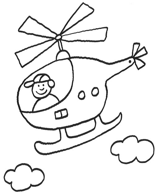 Раскраска: вертолет (транспорт) #136044 - Бесплатные раскраски для печати
