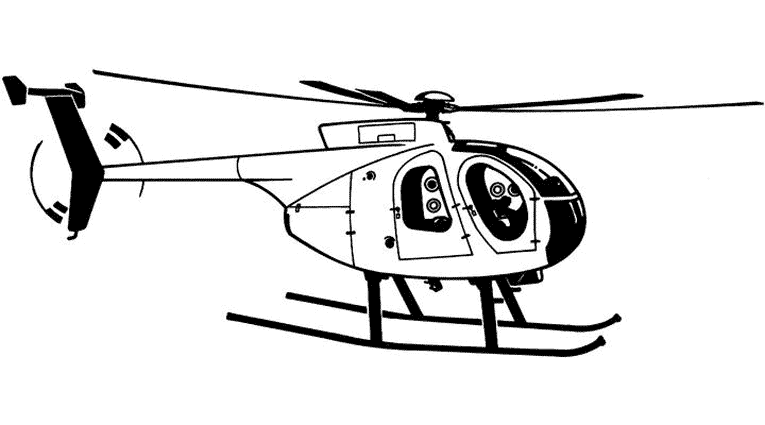 Раскраска: вертолет (транспорт) #136047 - Бесплатные раскраски для печати