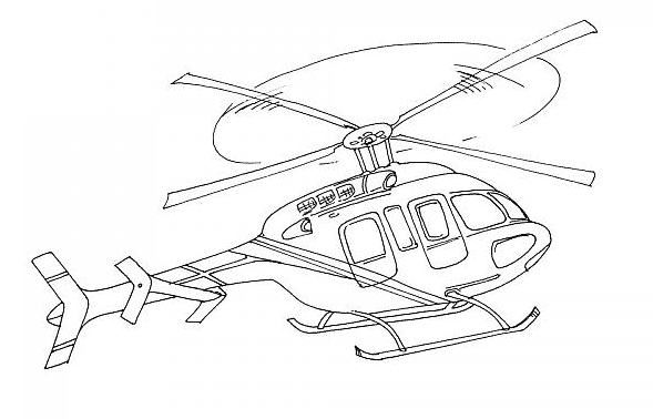 Раскраска: вертолет (транспорт) #136048 - Бесплатные раскраски для печати