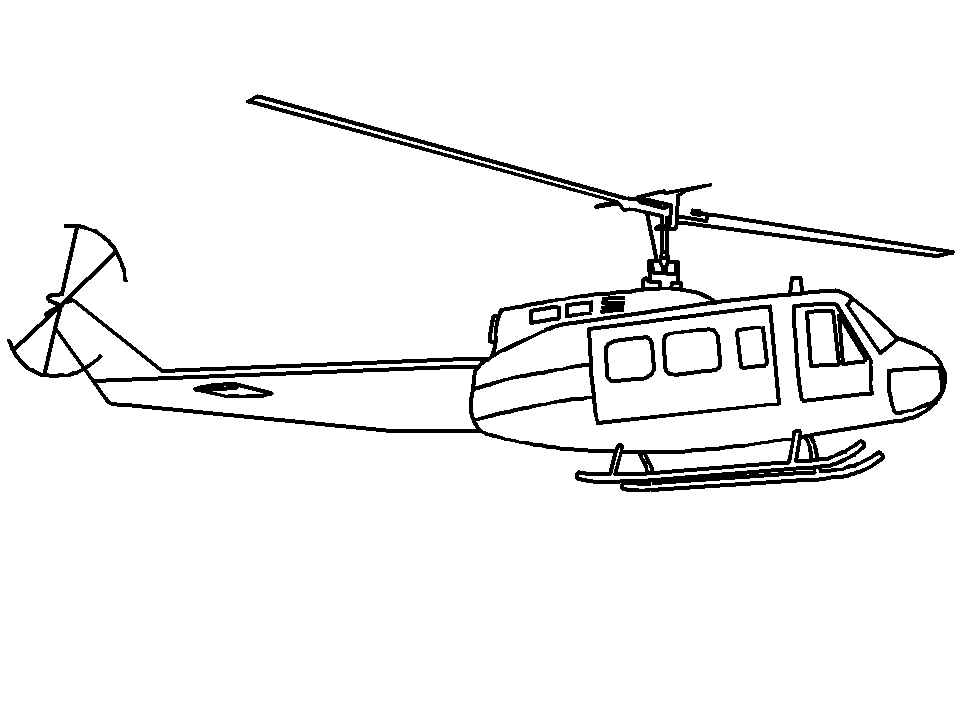 Раскраска: вертолет (транспорт) #136064 - Бесплатные раскраски для печати