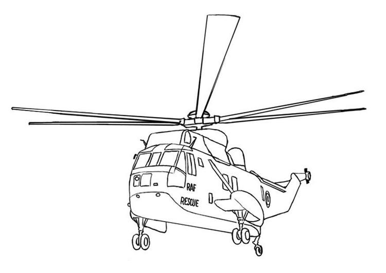 Раскраска: вертолет (транспорт) #136070 - Бесплатные раскраски для печати