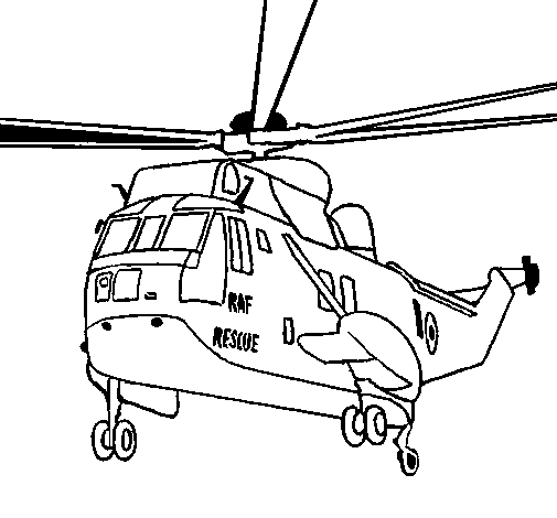 Раскраска: вертолет (транспорт) #136078 - Бесплатные раскраски для печати