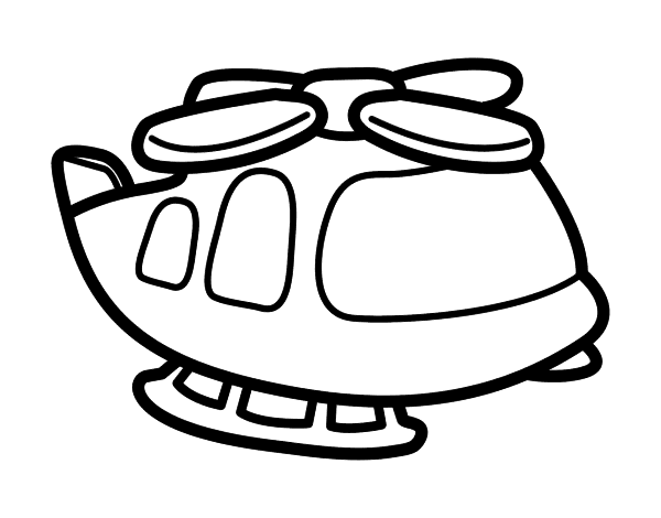Раскраска: вертолет (транспорт) #136090 - Бесплатные раскраски для печати