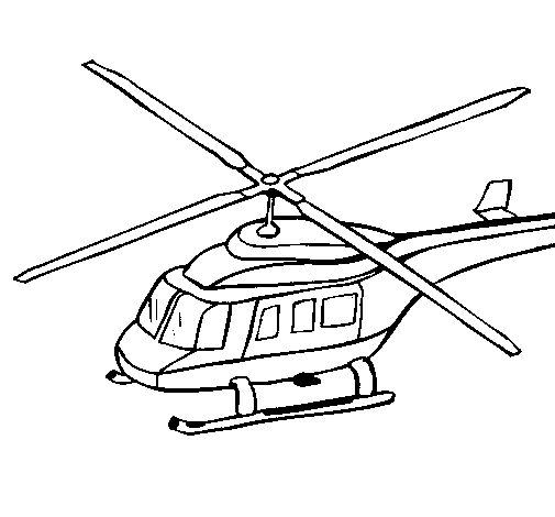 Раскраска: вертолет (транспорт) #136098 - Бесплатные раскраски для печати