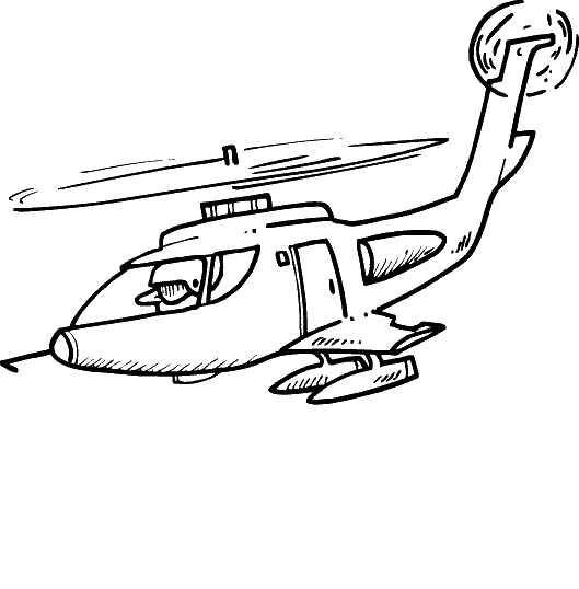 Раскраска: вертолет (транспорт) #136099 - Бесплатные раскраски для печати