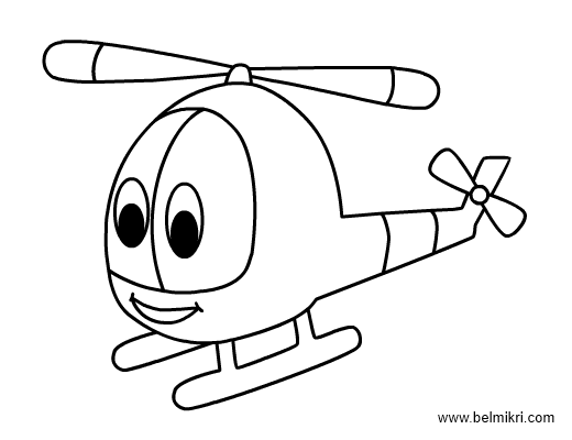 Раскраска: вертолет (транспорт) #136107 - Бесплатные раскраски для печати