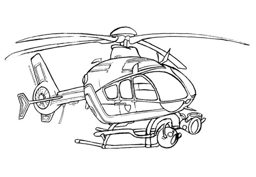 Раскраска: вертолет (транспорт) #136110 - Бесплатные раскраски для печати