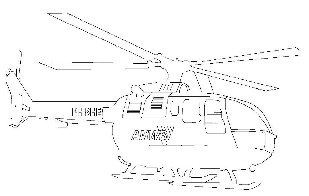 Раскраска: вертолет (транспорт) #136111 - Бесплатные раскраски для печати