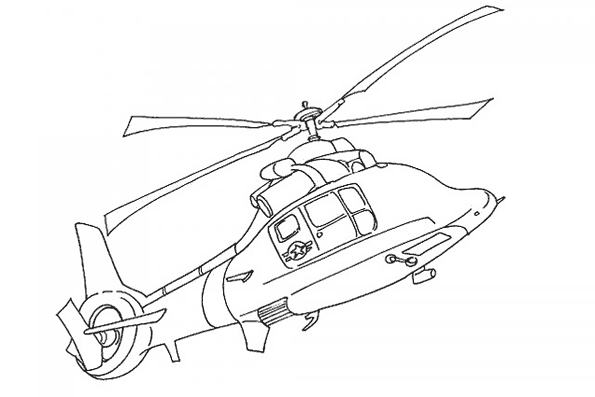 Раскраска: вертолет (транспорт) #136114 - Бесплатные раскраски для печати