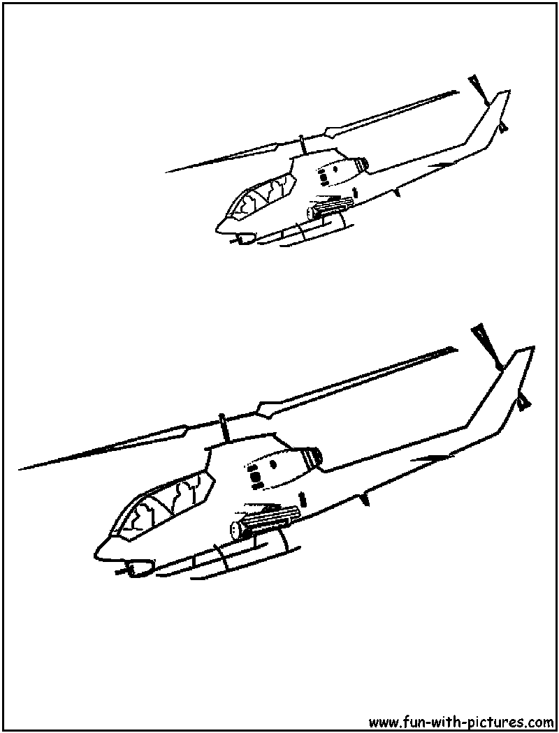 Раскраска: вертолет (транспорт) #136118 - Бесплатные раскраски для печати