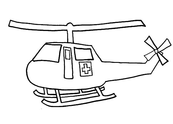 Раскраска: вертолет (транспорт) #136219 - Бесплатные раскраски для печати